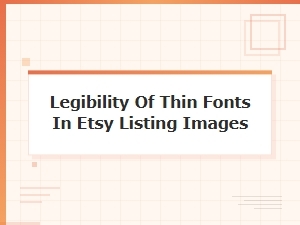 The Art of Thin Fonts on Etsy