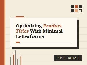 Minimal Letterforms in Product Title Optimization